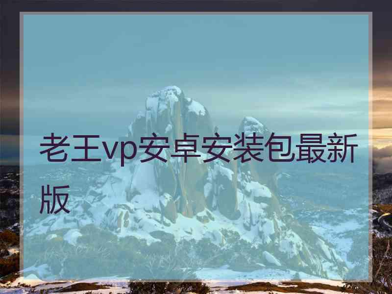 老王vp安卓安装包最新版