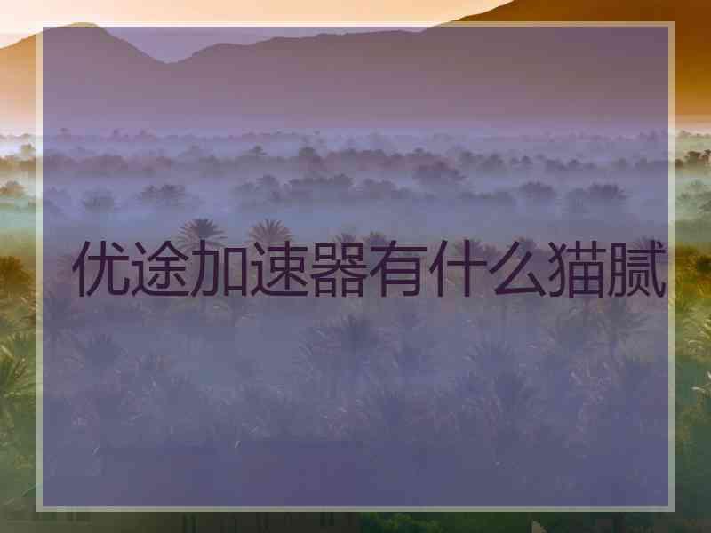 优途加速器有什么猫腻 优途加速器有什么猫腻