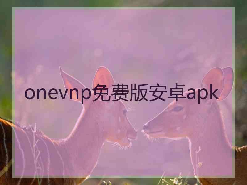 onevnp免费版安卓apk