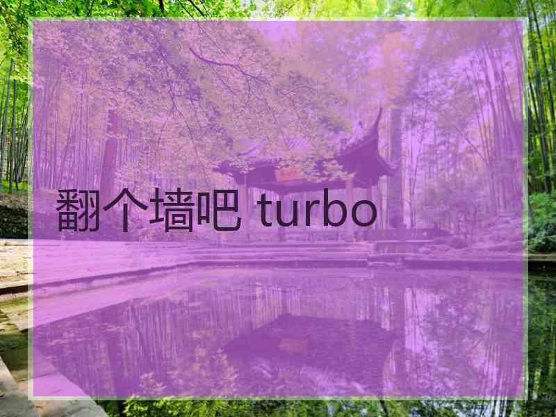 翻个墙吧 turbo