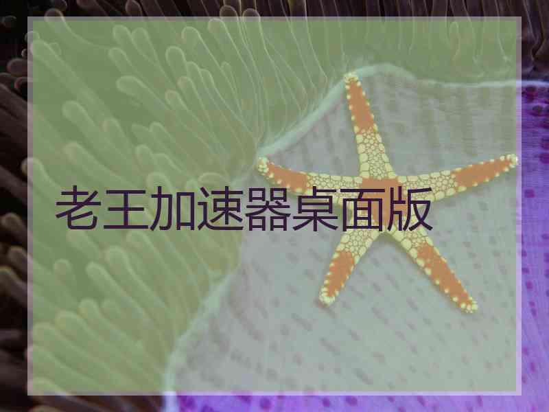 老王加速器桌面版