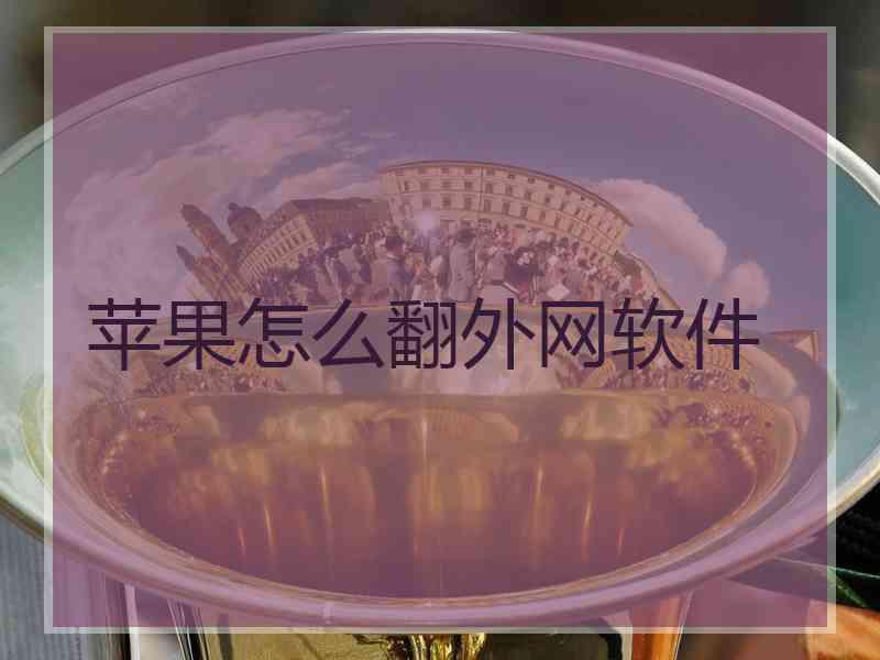 苹果怎么翻外网软件