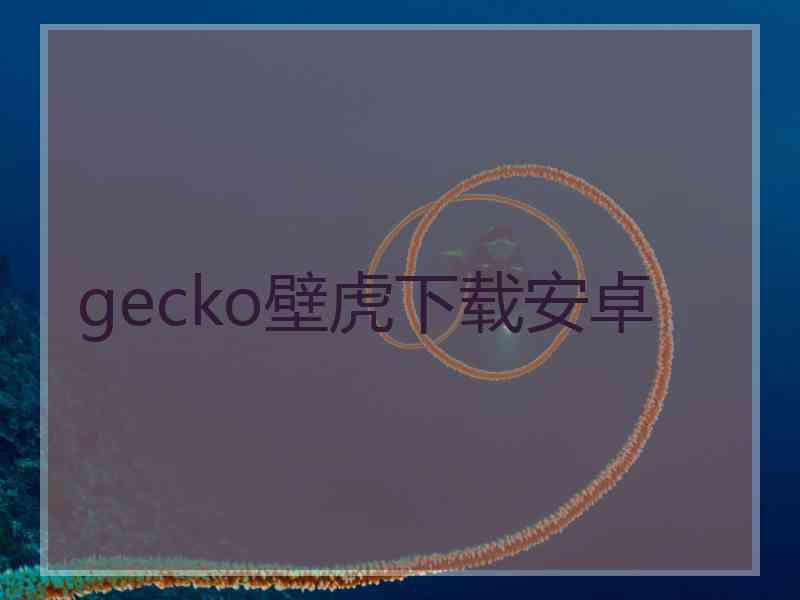 gecko壁虎下载安卓