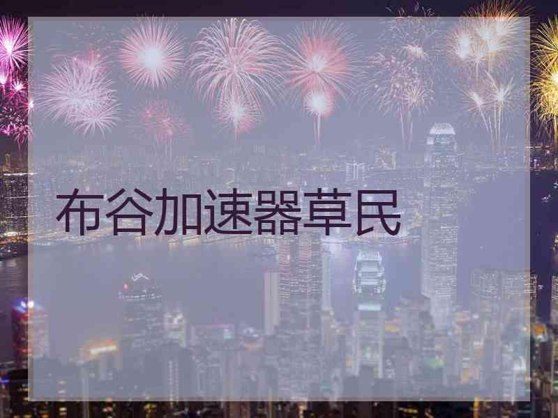 布谷加速器草民