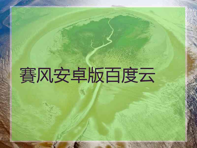 賽风安卓版百度云