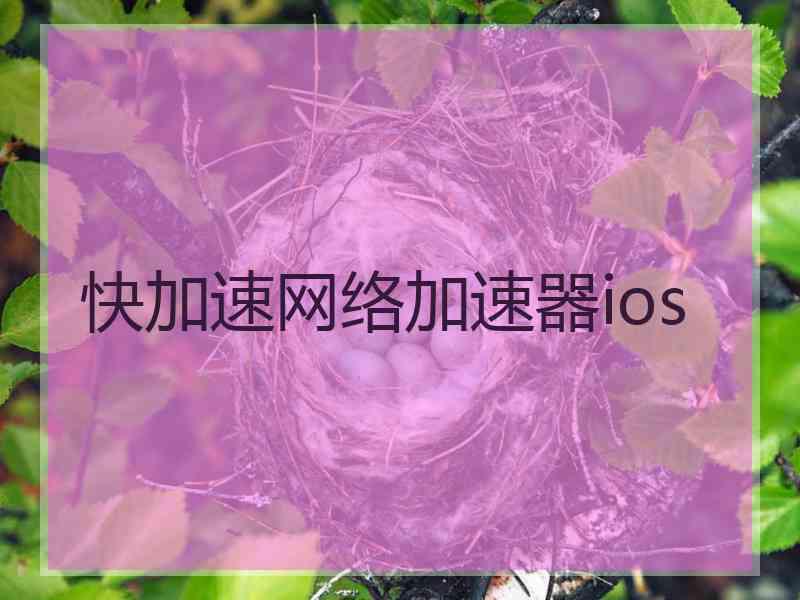 快加速网络加速器ios