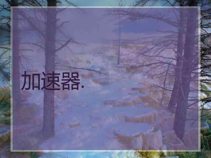 加速器.