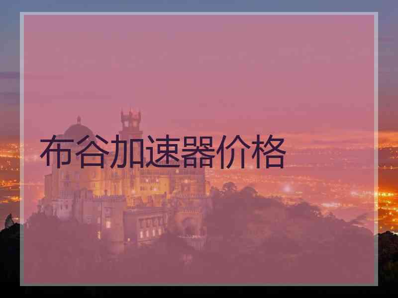 布谷加速器价格