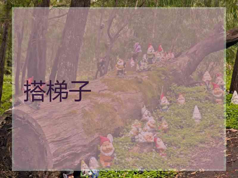 搭梯子