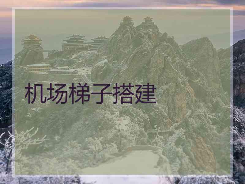 机场梯子搭建