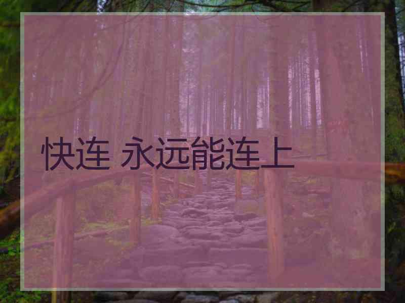 快连 永远能连上