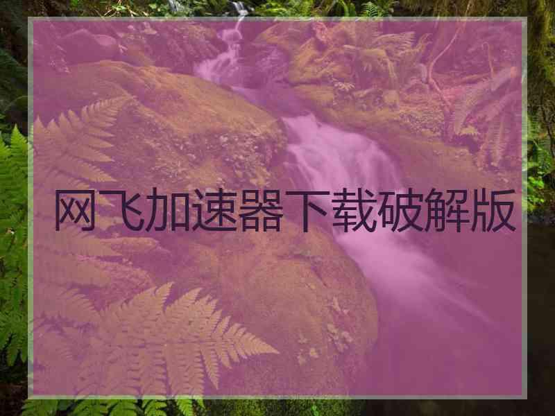 网飞加速器下载破解版