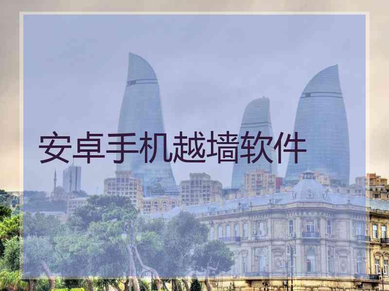安卓手机越墙软件