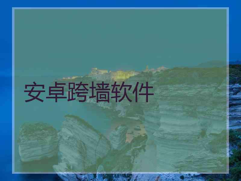 安卓跨墙软件