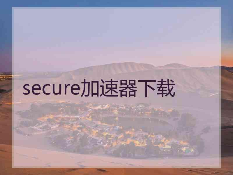 secure加速器下载