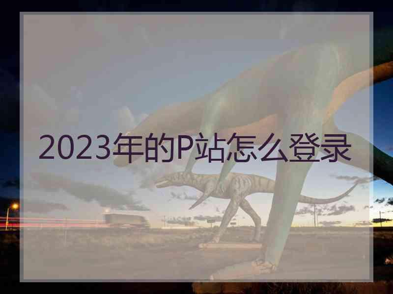 2023年的P站怎么登录