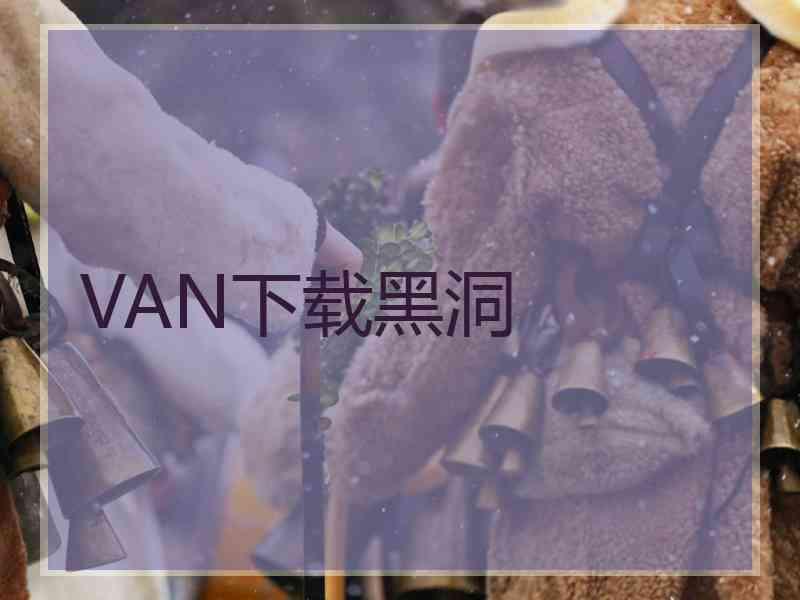 VAN下载黑洞