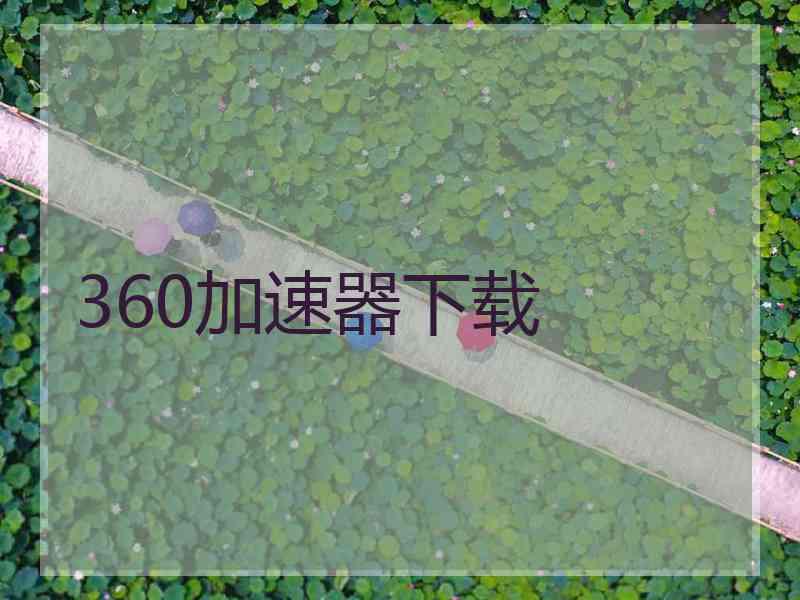 360加速器下载