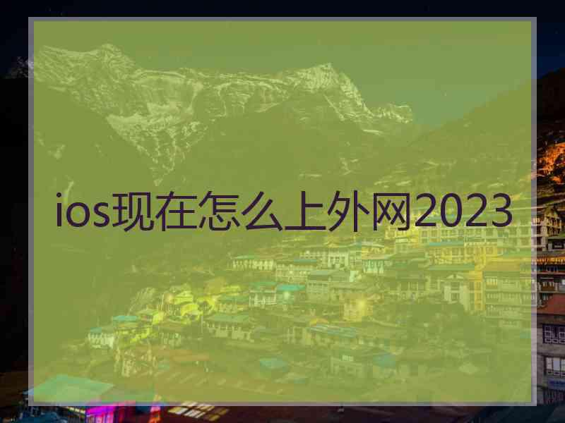 ios现在怎么上外网2023