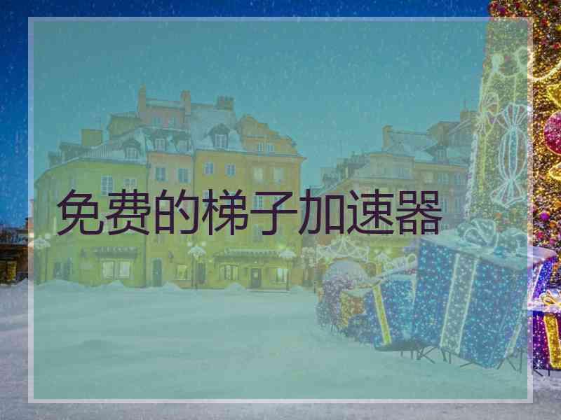 免费的梯子加速器