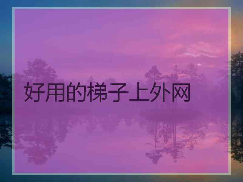 好用的梯子上外网