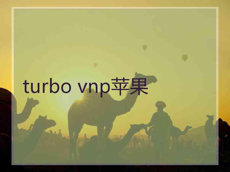 turbo vnp苹果
