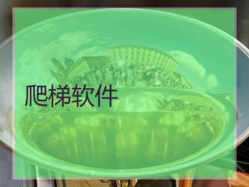 爬梯软件