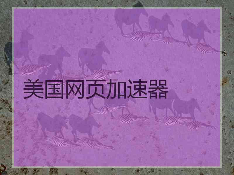 美国网页加速器