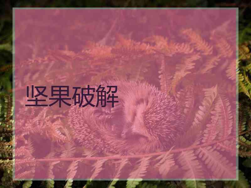 坚果破解