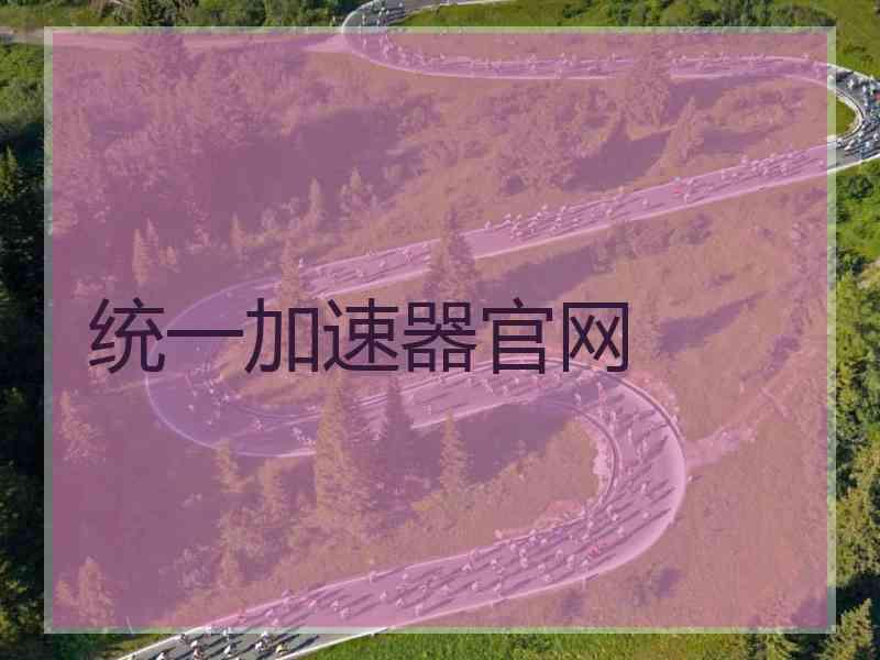 统一加速器官网