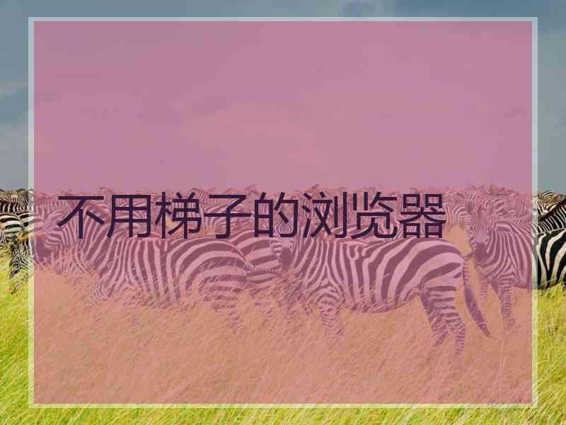 不用梯子的浏览器