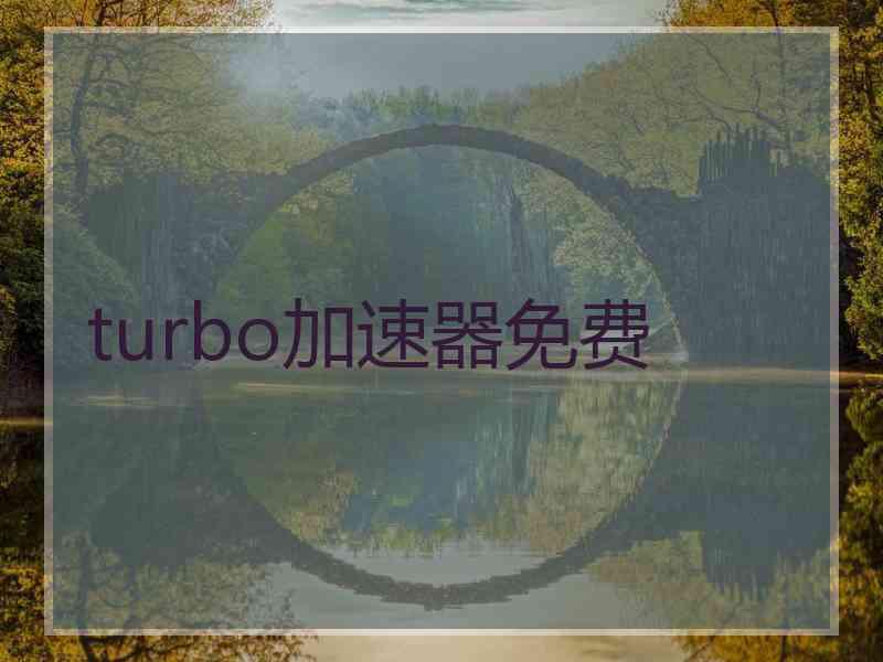 turbo加速器免费