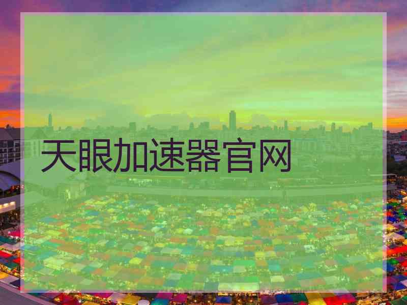 天眼加速器官网