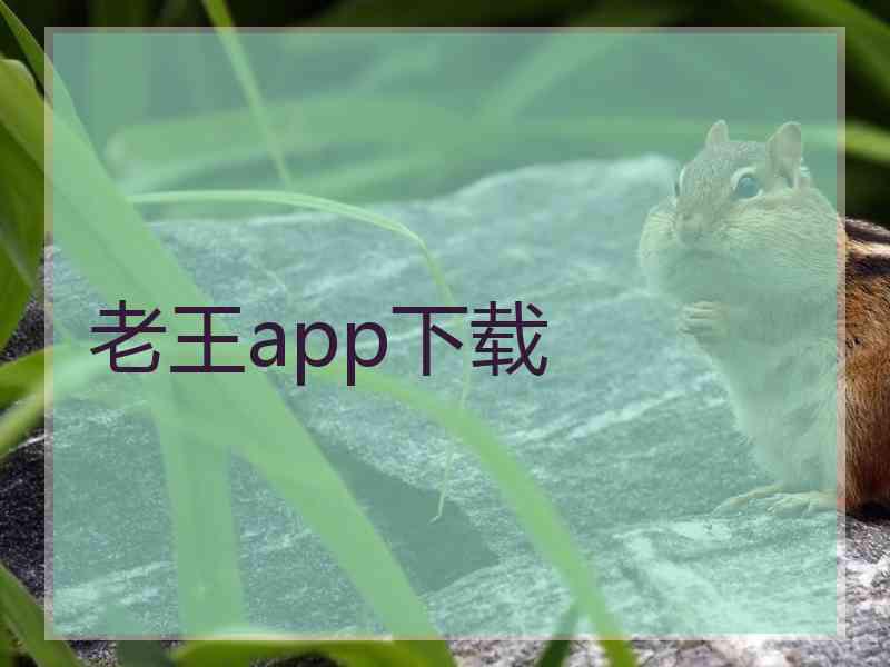 老王app下载