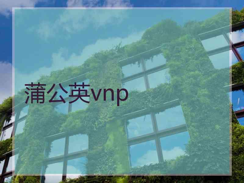 蒲公英vnp