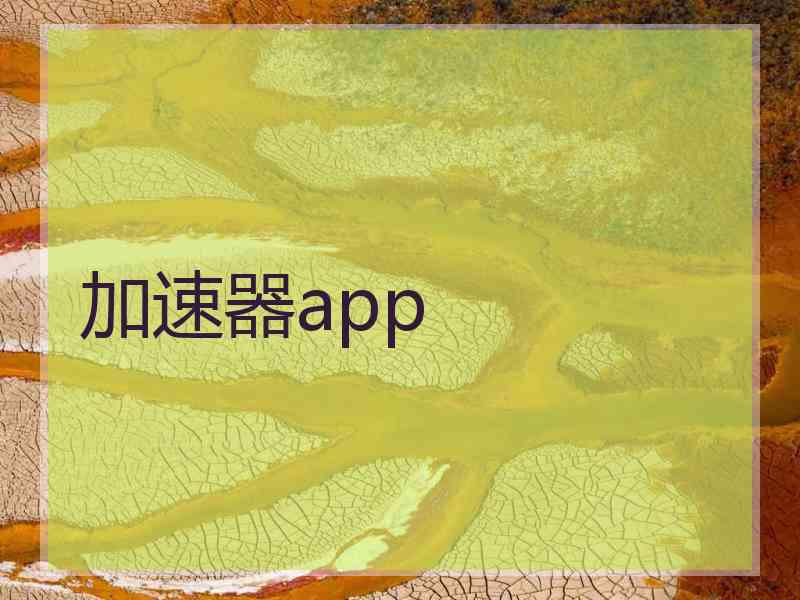 加速器app