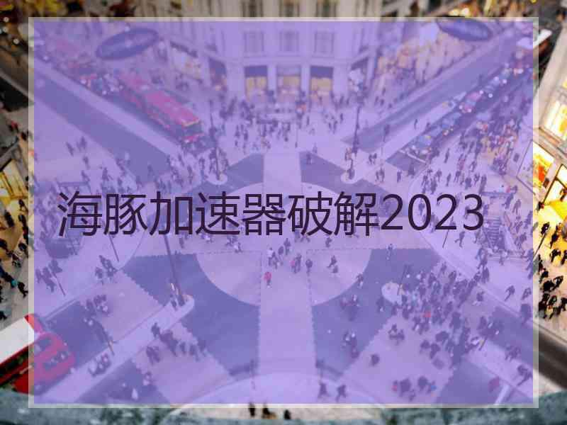 海豚加速器破解2023