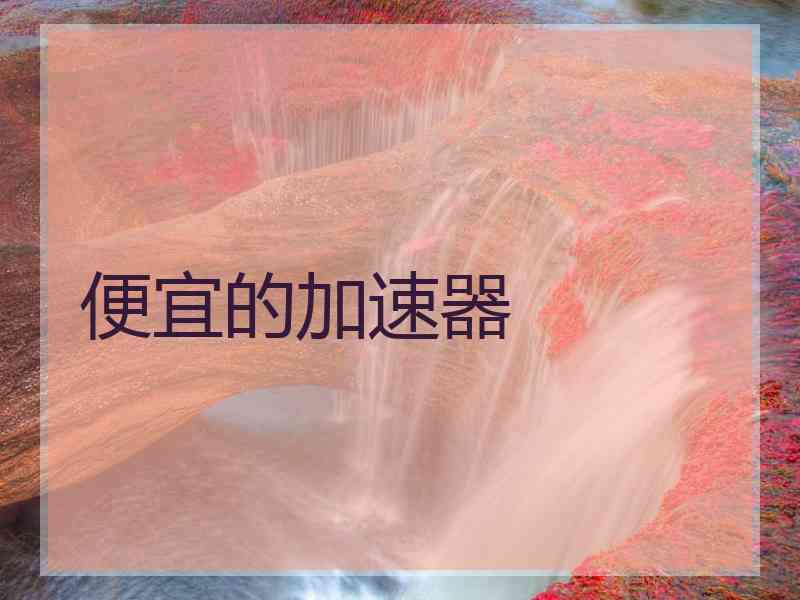 便宜的加速器