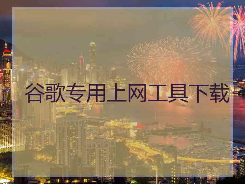 谷歌专用上网工具下载