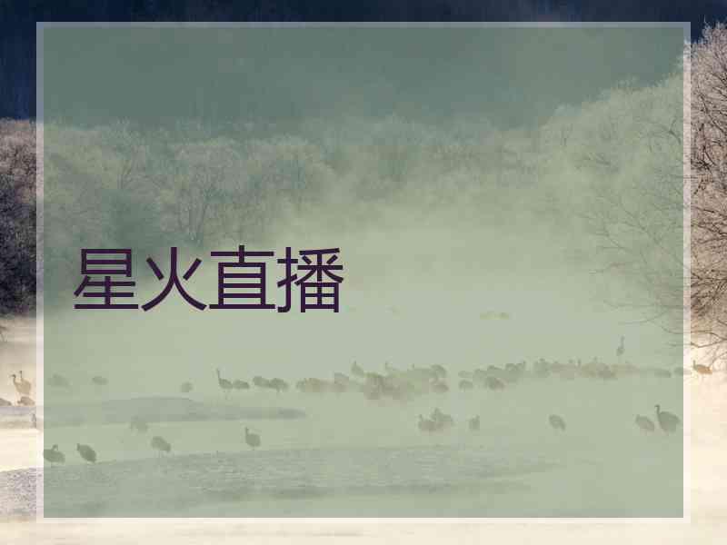 星火直播