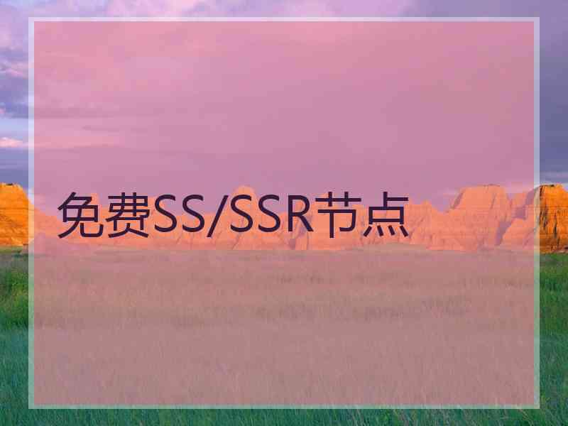 免费SS/SSR节点