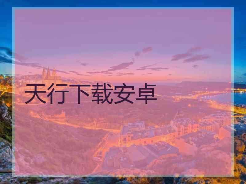 天行下载安卓