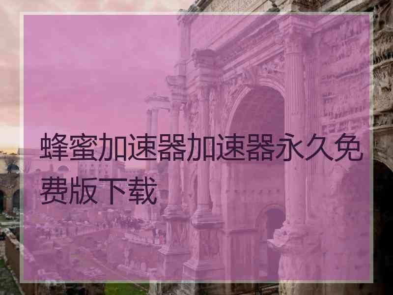 蜂蜜加速器加速器永久免费版下载