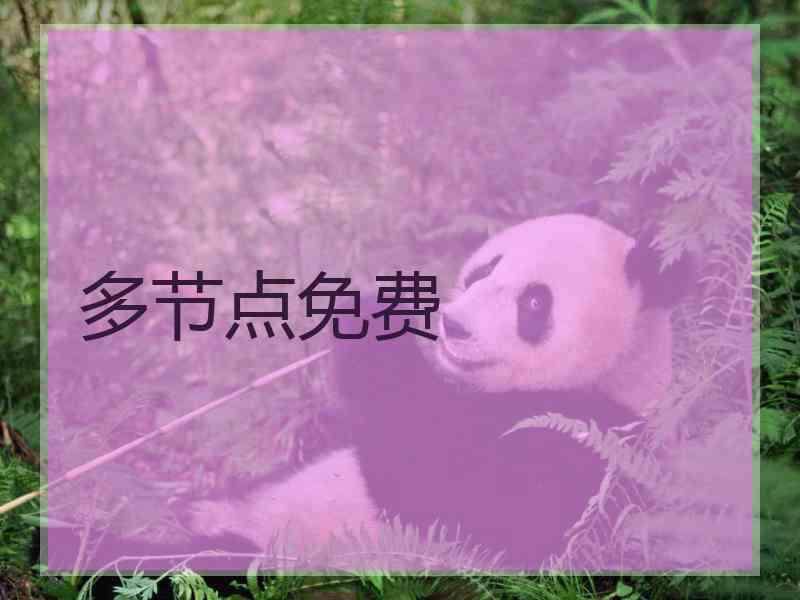 多节点免费