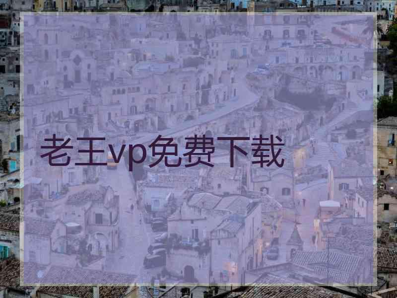 老王vp免费下载