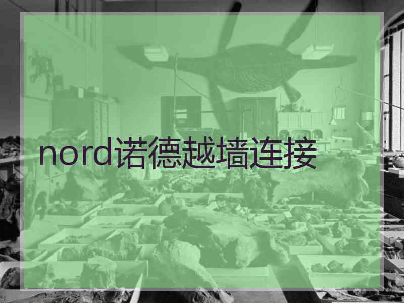 nord诺德越墙连接