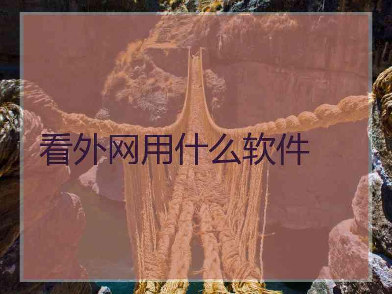 看外网用什么软件