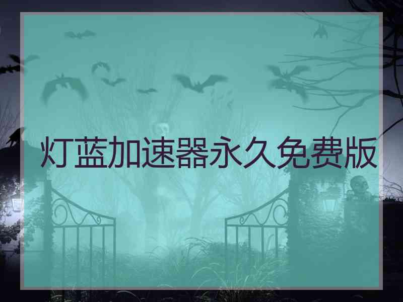灯蓝加速器永久免费版