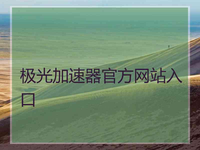 极光加速器官方网站入口