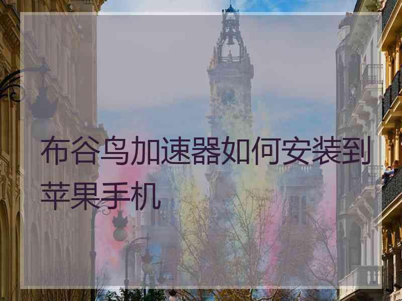 布谷鸟加速器如何安装到苹果手机